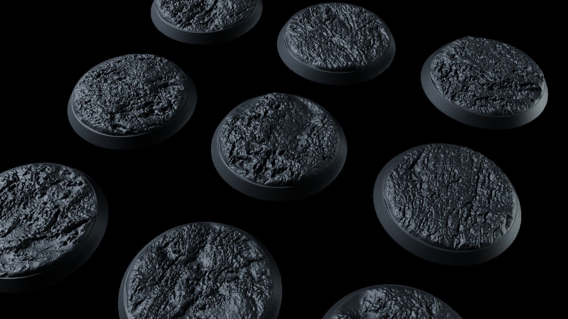 Sandstorm Miniature Bases 3D print model_2