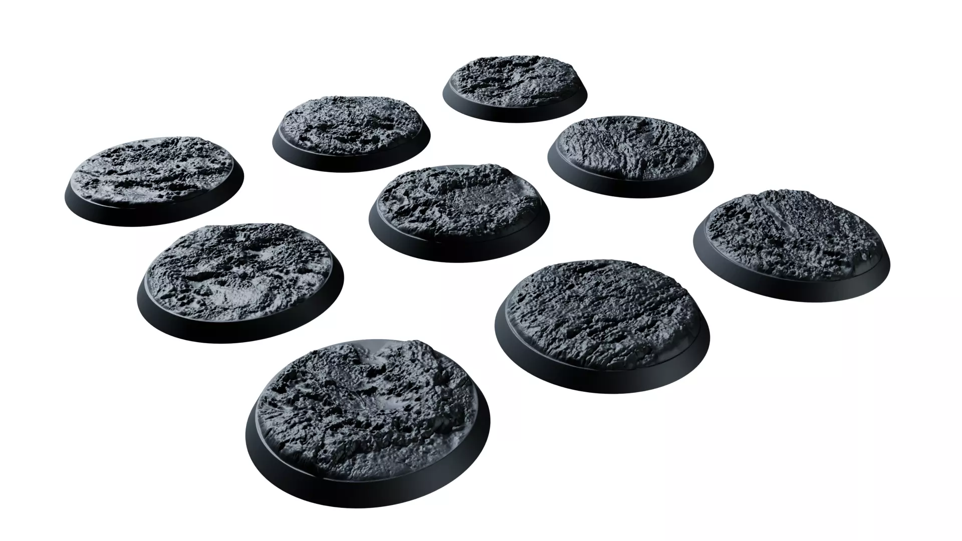Sandstorm Miniature Bases 3D print model_0