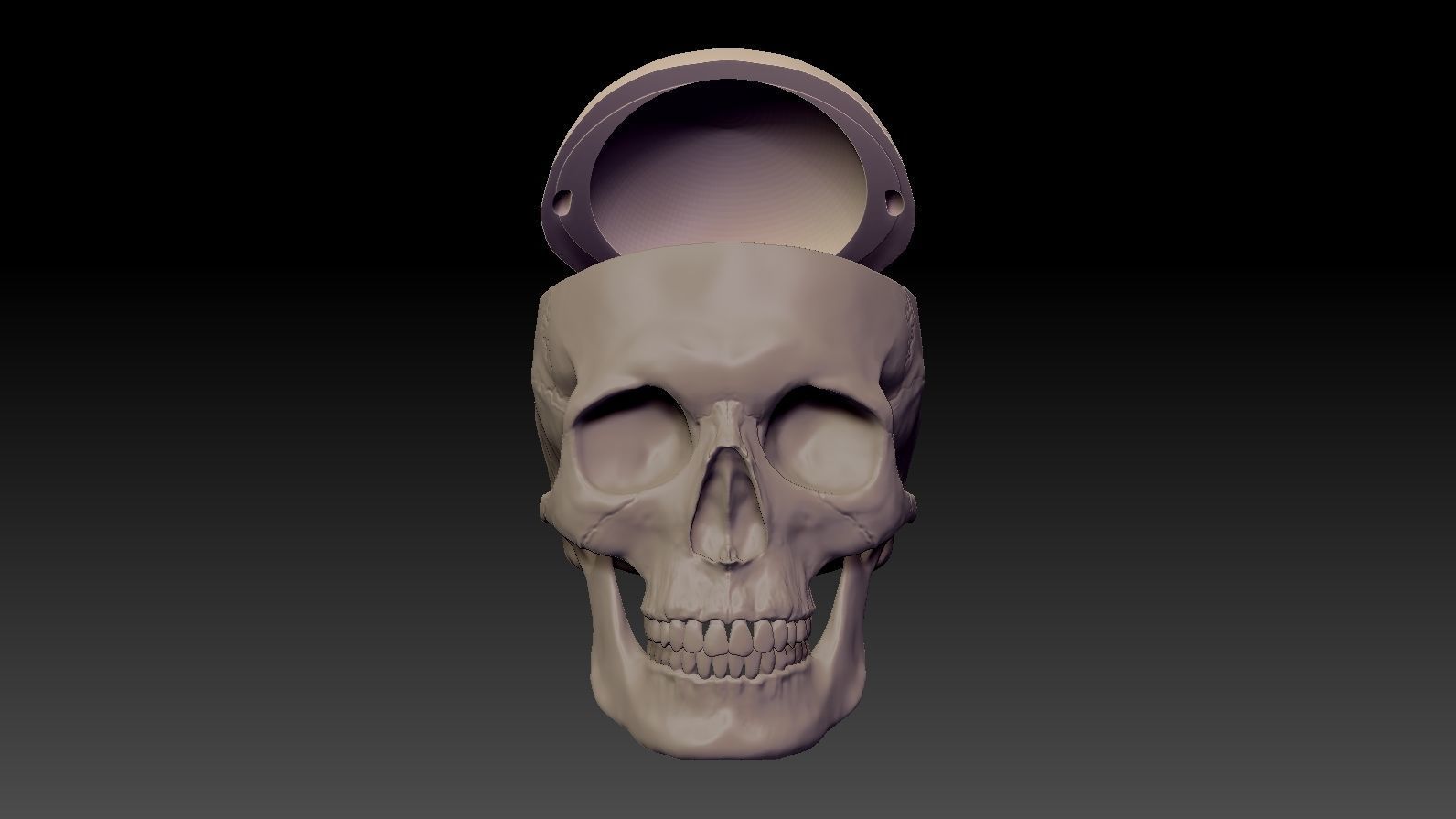 Skull 3d Print model human 3D print model_17