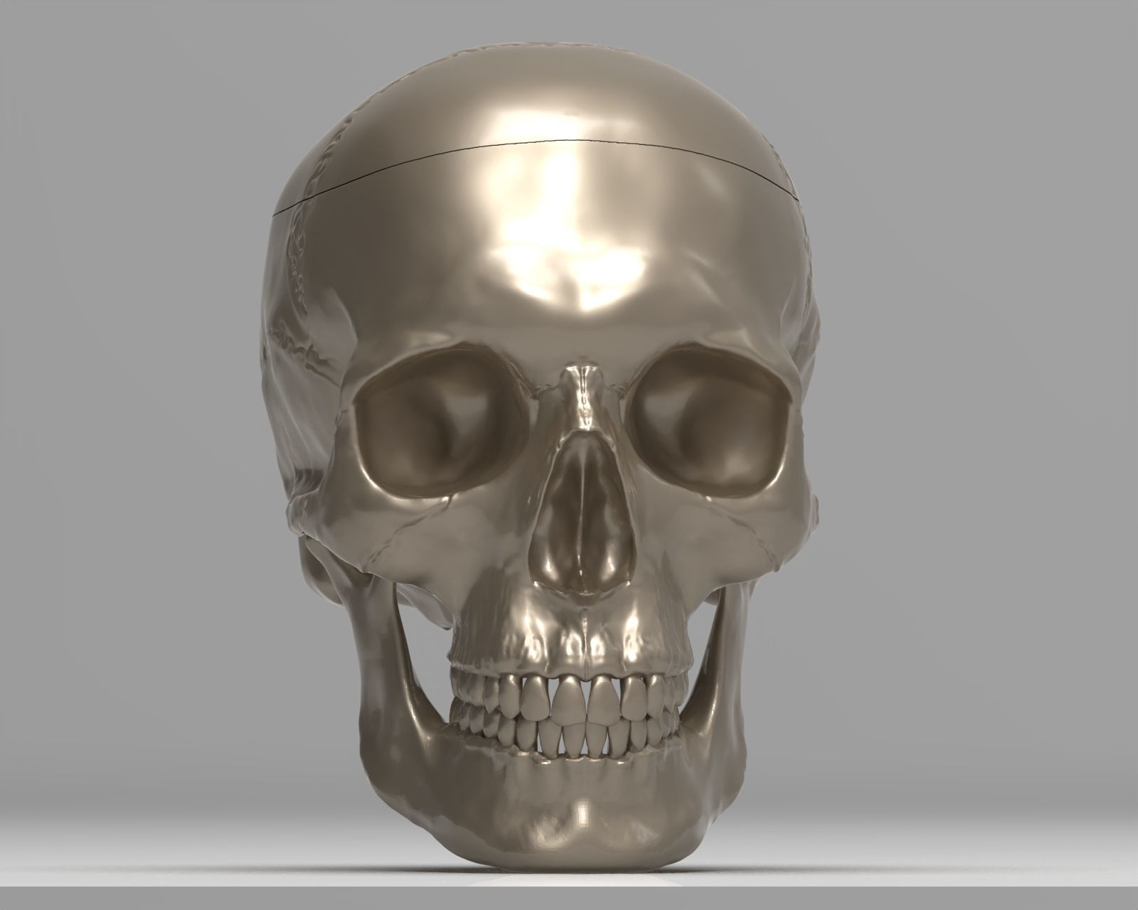 Skull 3d Print model human 3D print model_36