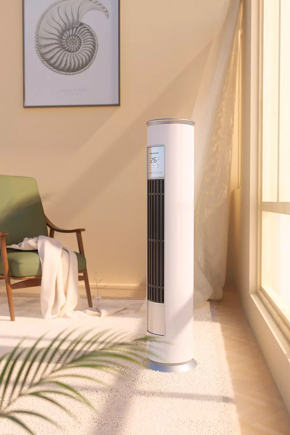 Air Fan Cooler Project for C4D and Redshift Render 3D model