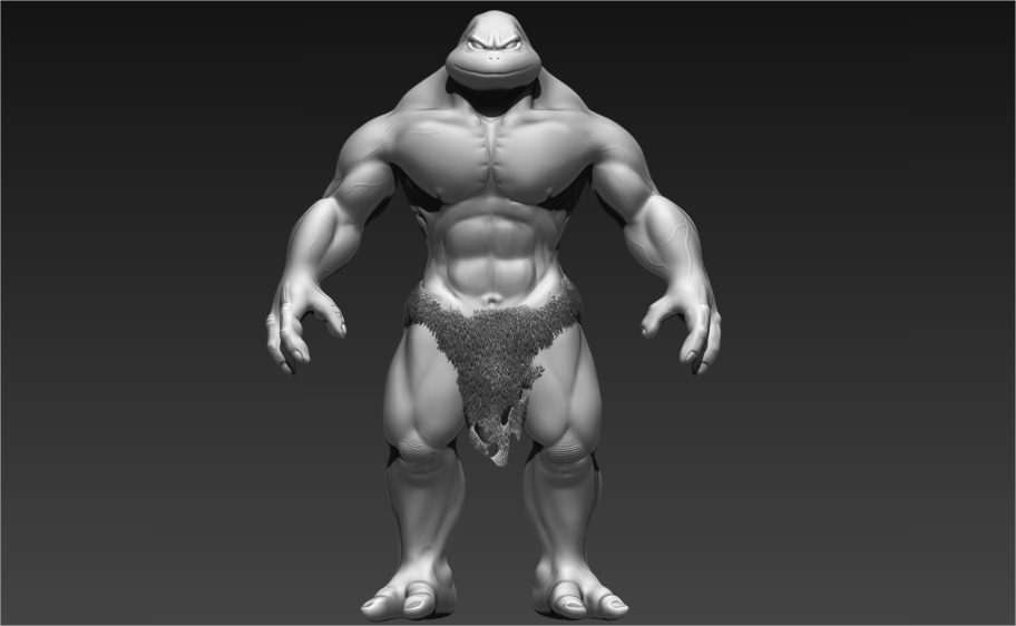 Teenage Mutant Ninja Turtle Gone wild Free low-poly 3D model_1