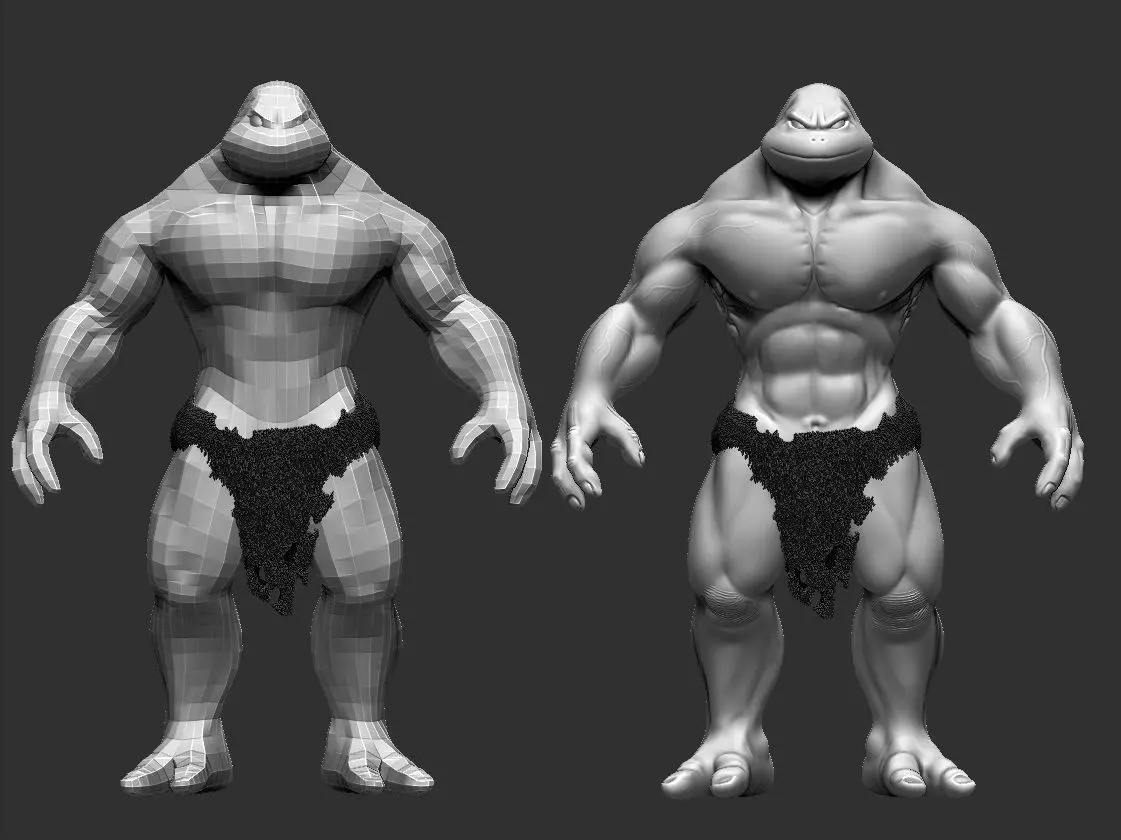 Teenage Mutant Ninja Turtle Gone wild Free low-poly 3D model_0