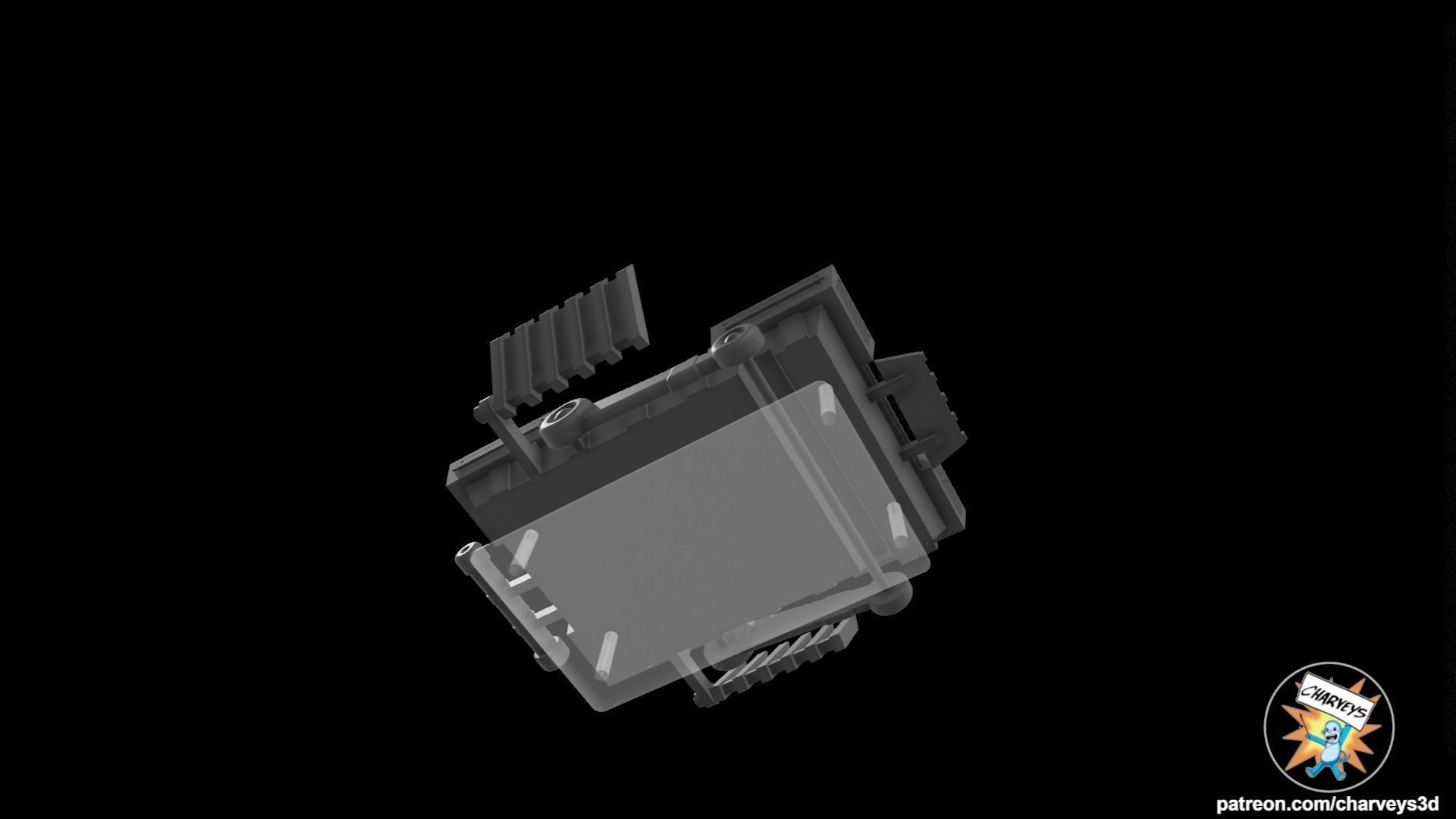 Mustafar Lava Mining Platform for action figures 3D print model_6