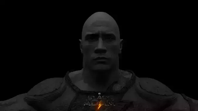 Black Adam Low-poly 3D model