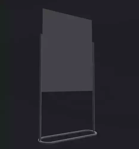 Cavalete visual para marketing