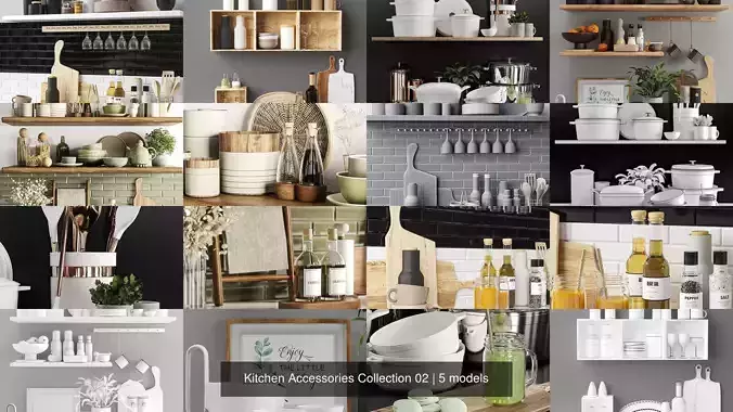 Kitchen Accessories Collection 02 