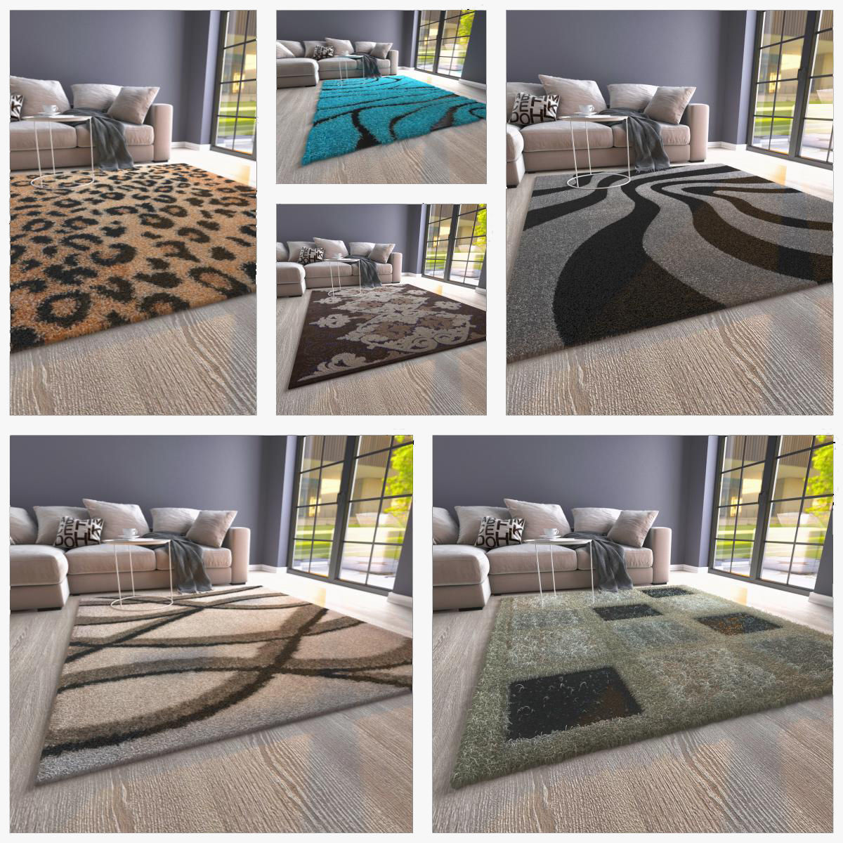 3D model 10 PIECES CARPET VR / AR / lowpoly CGTrader