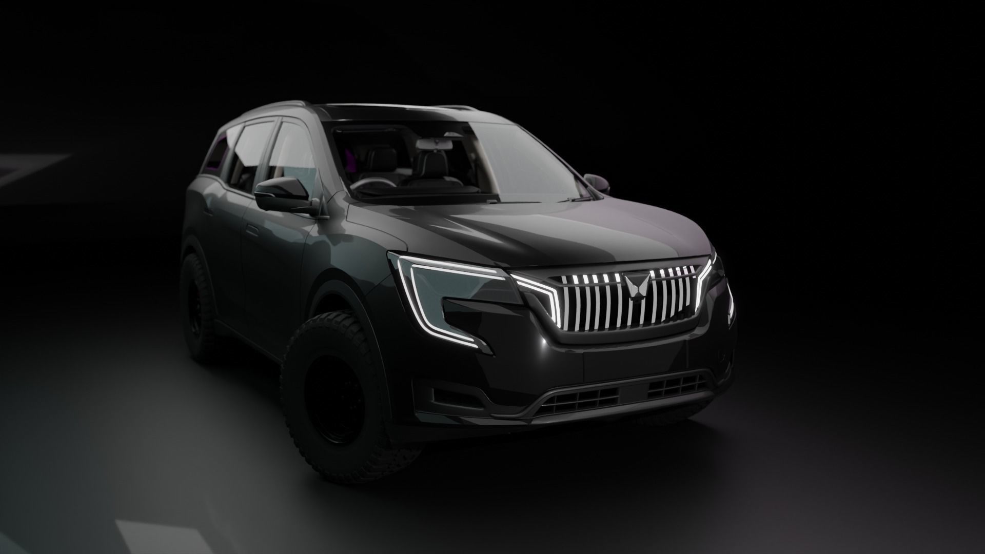 xuv 700 3D model_1