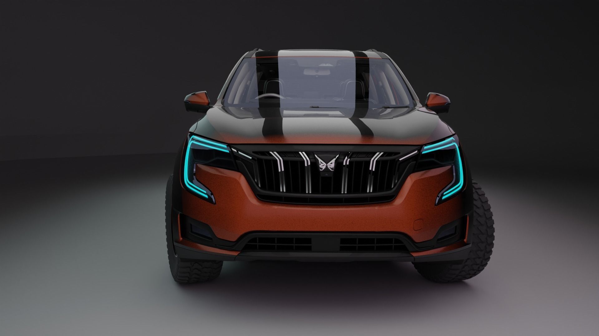 xuv 700 3D model_6
