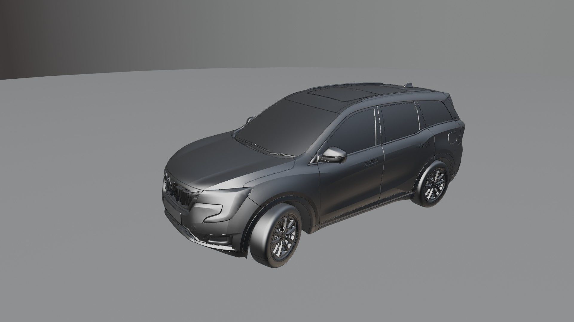 xuv 700 3D model_7