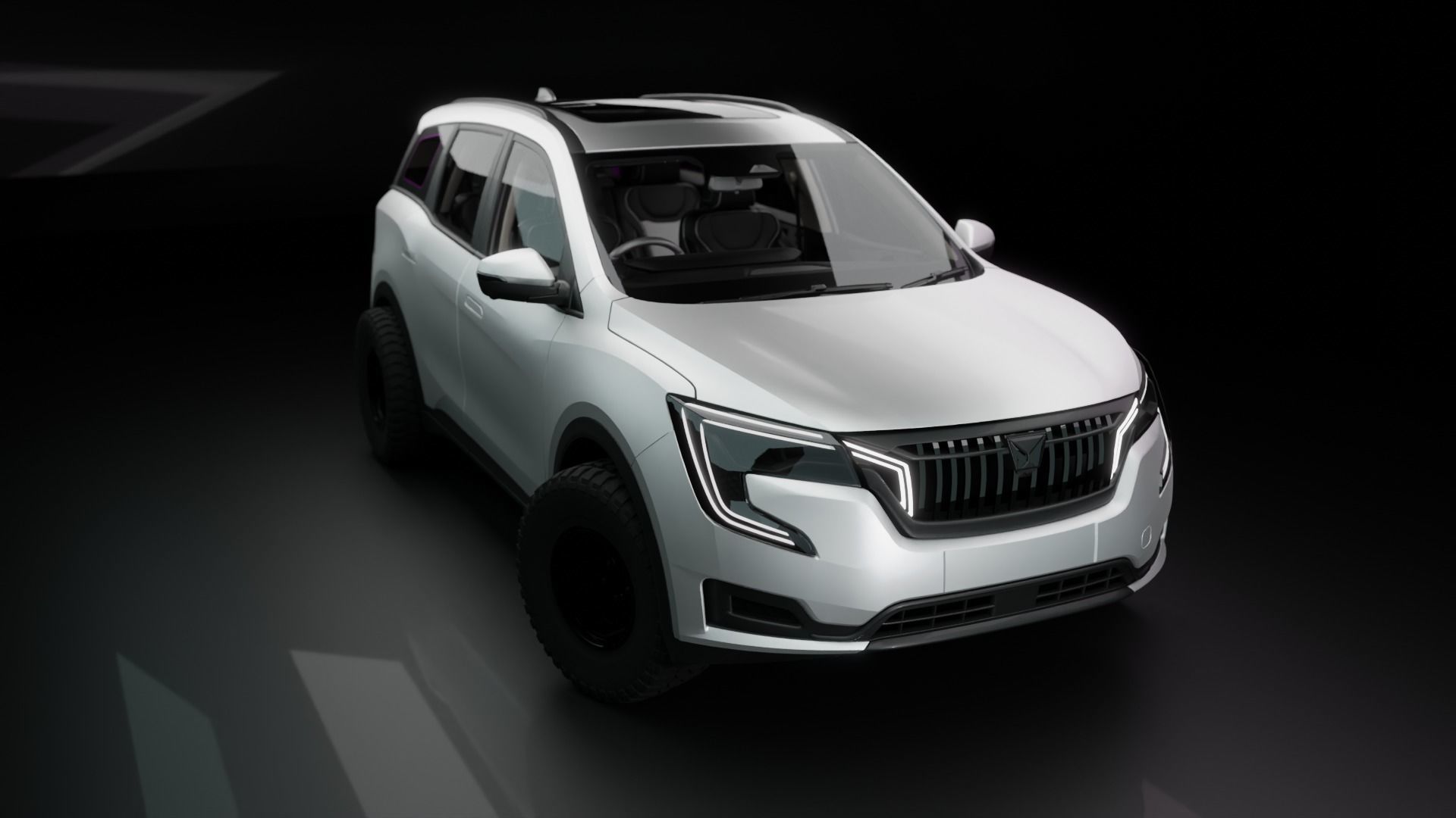 xuv 700 3D model_3
