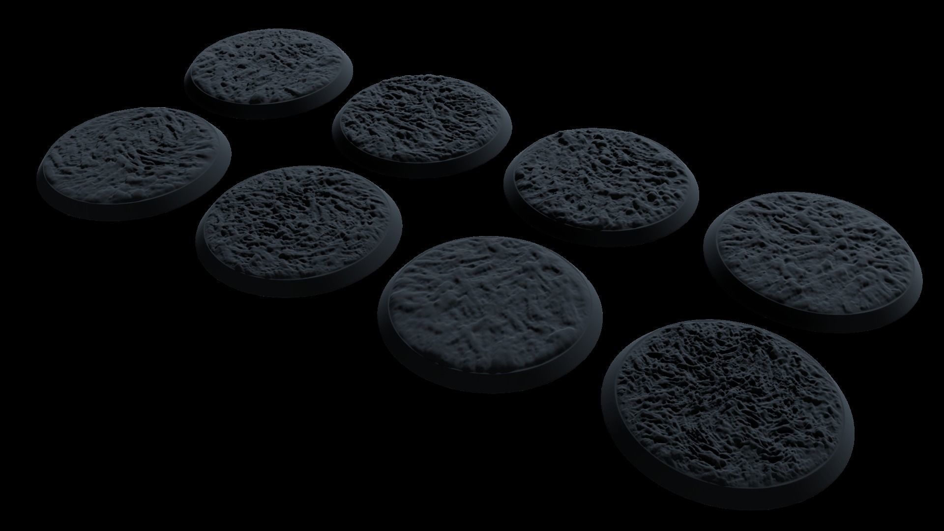 Ice Miniatures Bases 3D print model_1