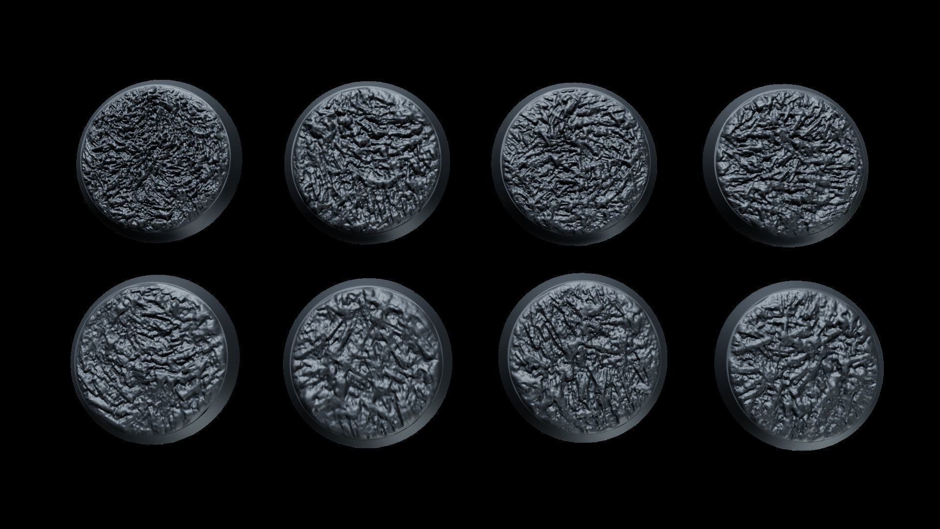 Ice Miniatures Bases 3D print model_3