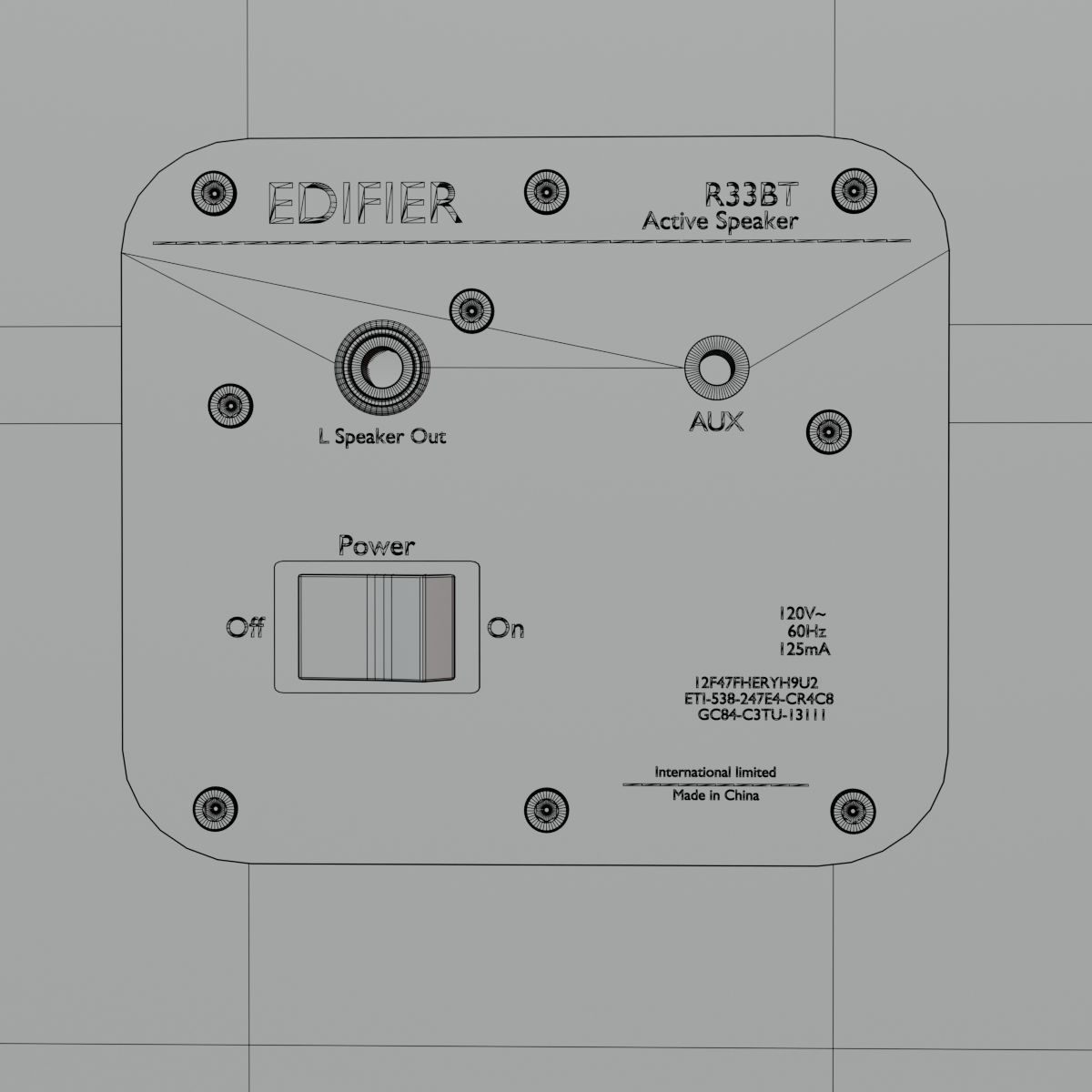 Computer speakers Edifier R33BT 3D model_16
