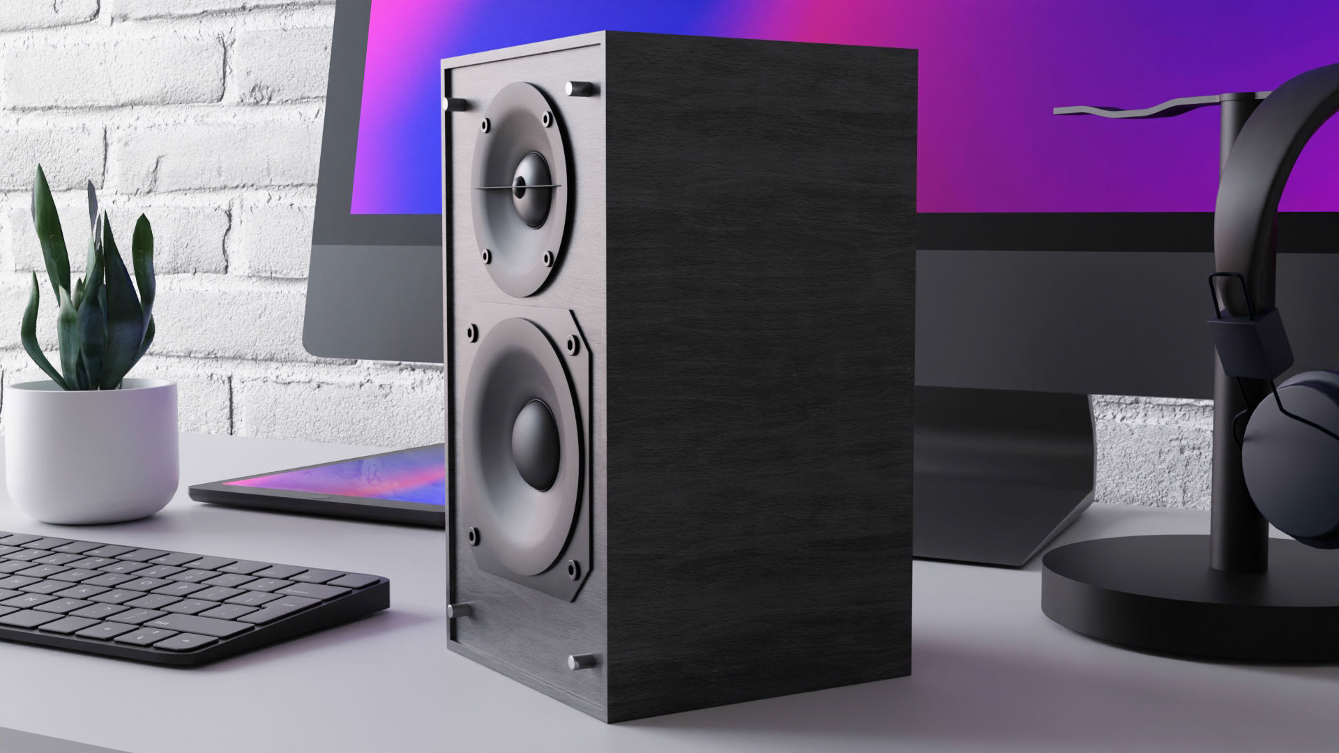 Computer speakers Edifier R33BT 3D model_4