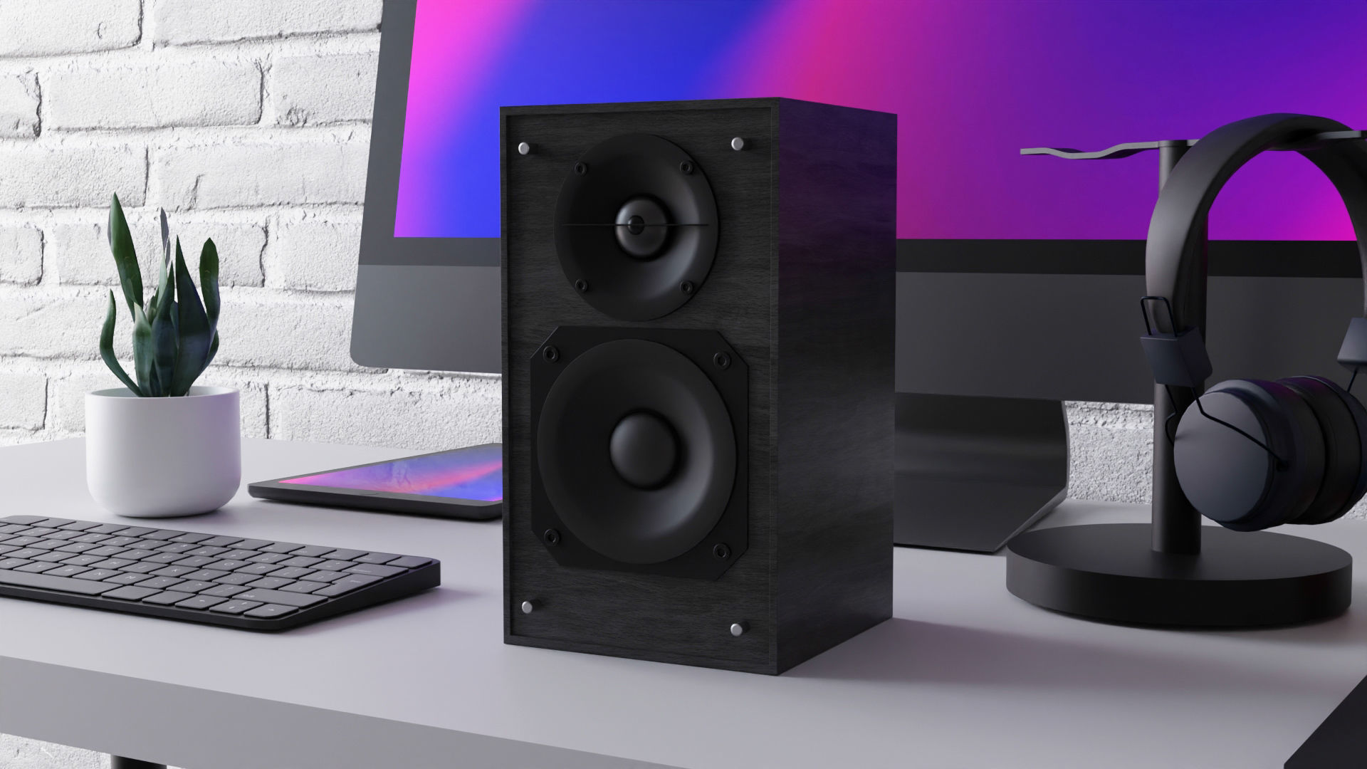 Computer speakers Edifier R33BT 3D model_1