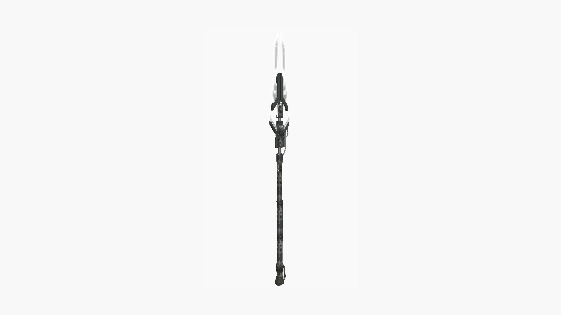 SciFi War Spear A09 Black Camo - Character Design Fashion Low-poly 3D model_4