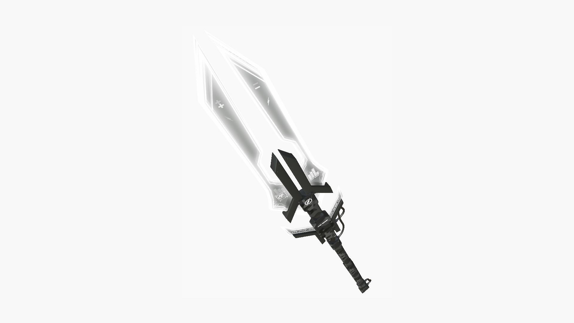SciFi War Spear A09 Black Camo - Character Design Fashion Low-poly 3D model_1