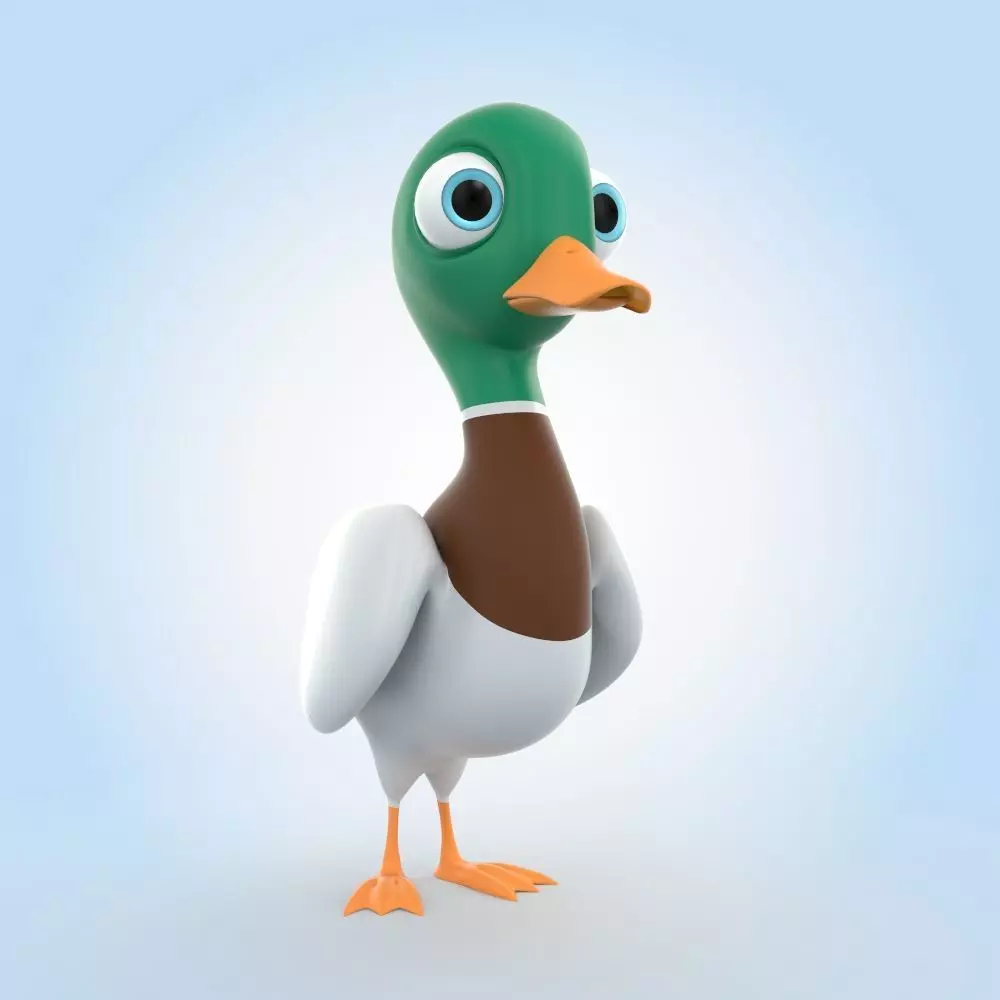 Mallard Duck 3D model_0
