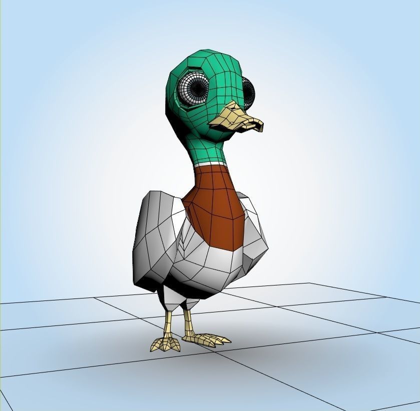 Mallard Duck 3D model_5
