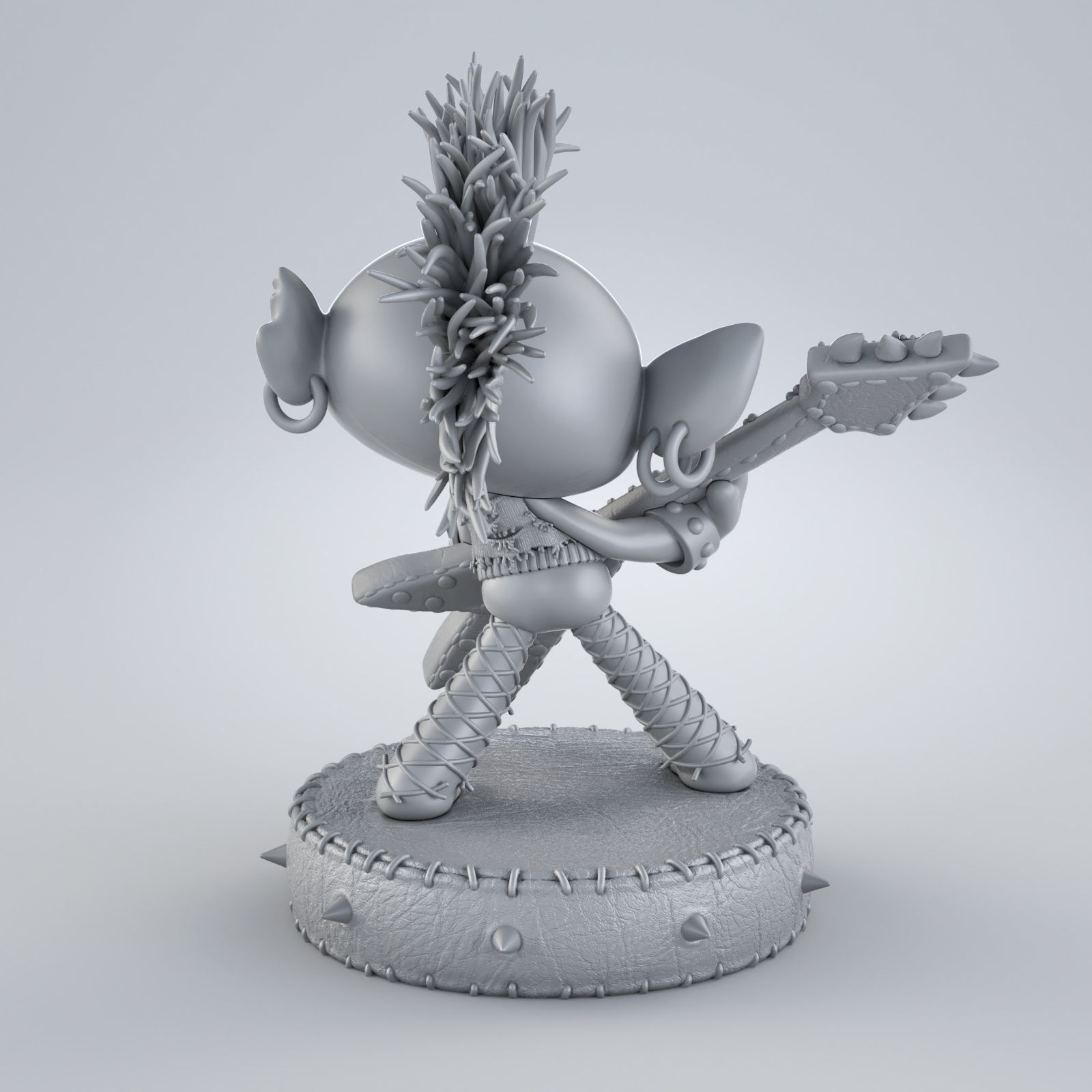 Queen Barb - Trolls World Tour 3D print model_3