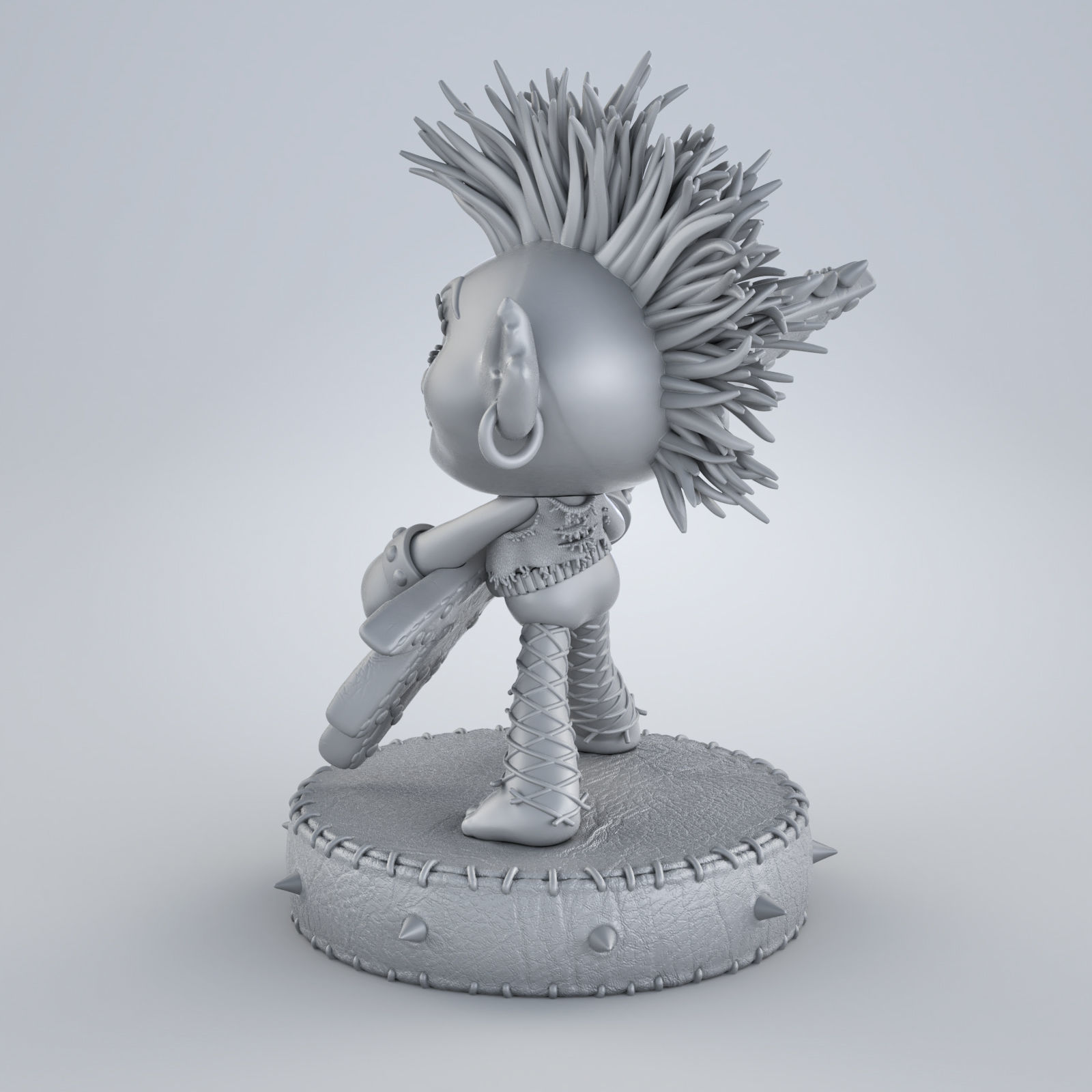 Queen Barb - Trolls World Tour 3D print model_4
