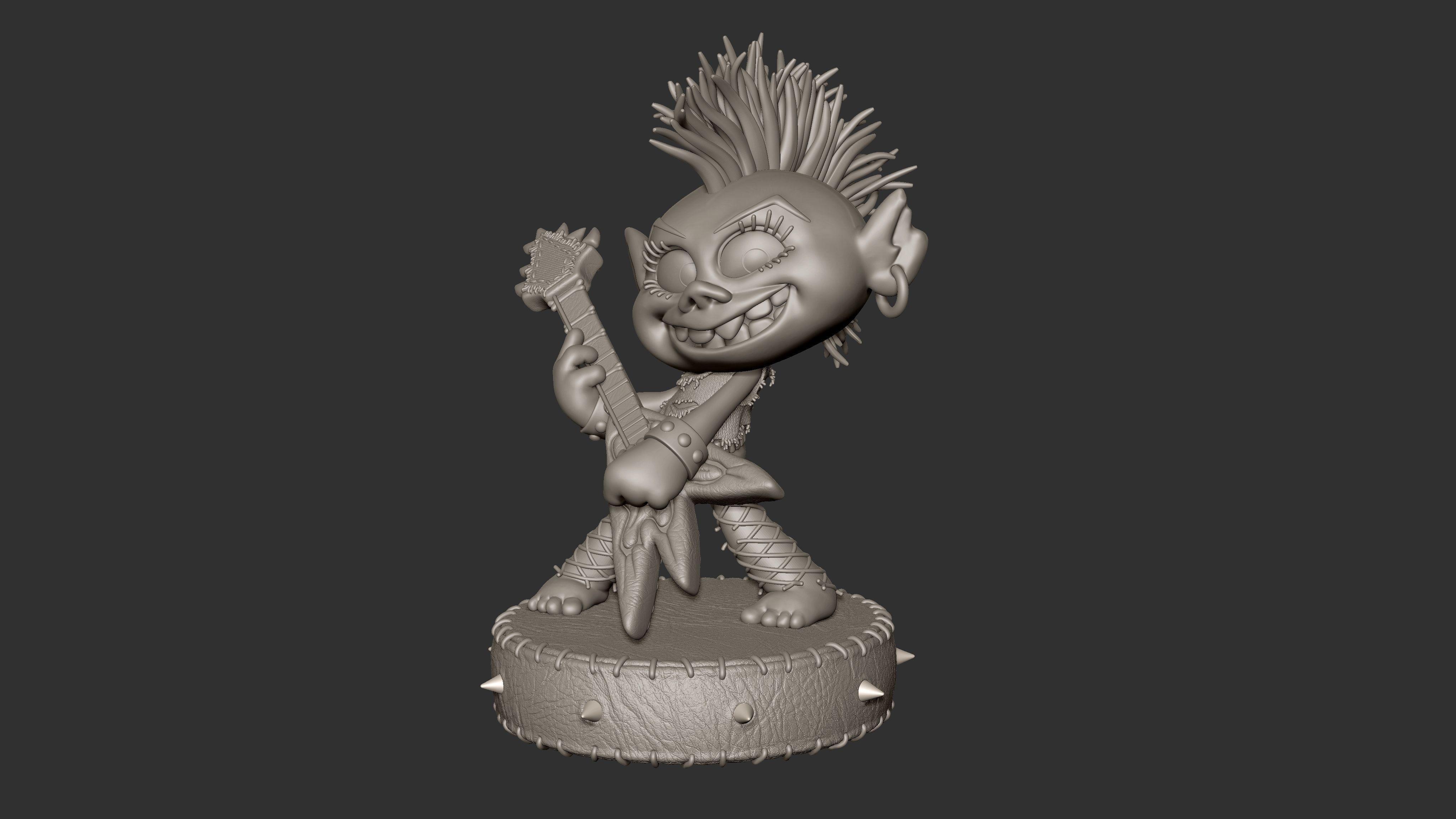 Queen Barb - Trolls World Tour 3D print model_8