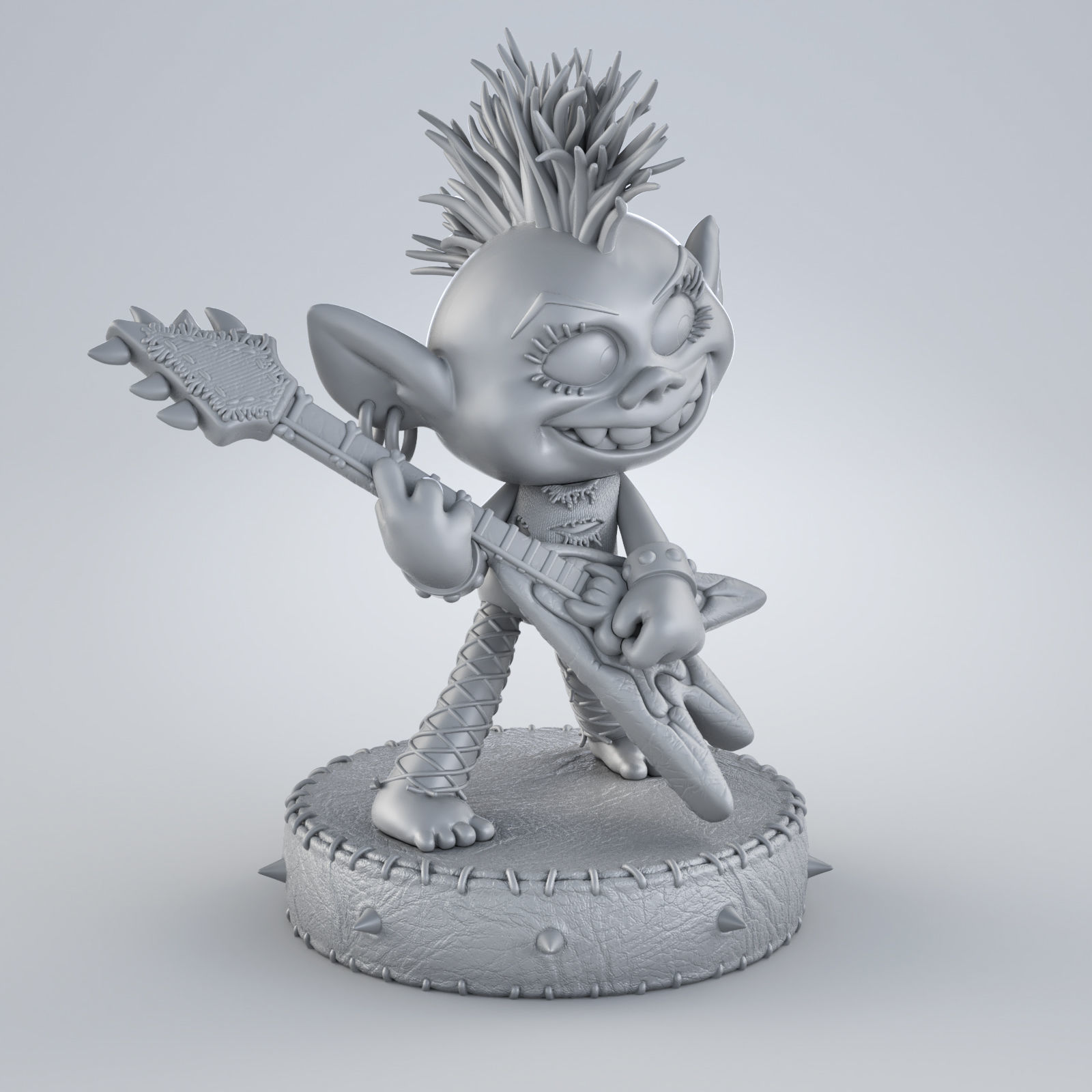 Queen Barb - Trolls World Tour 3D print model_1