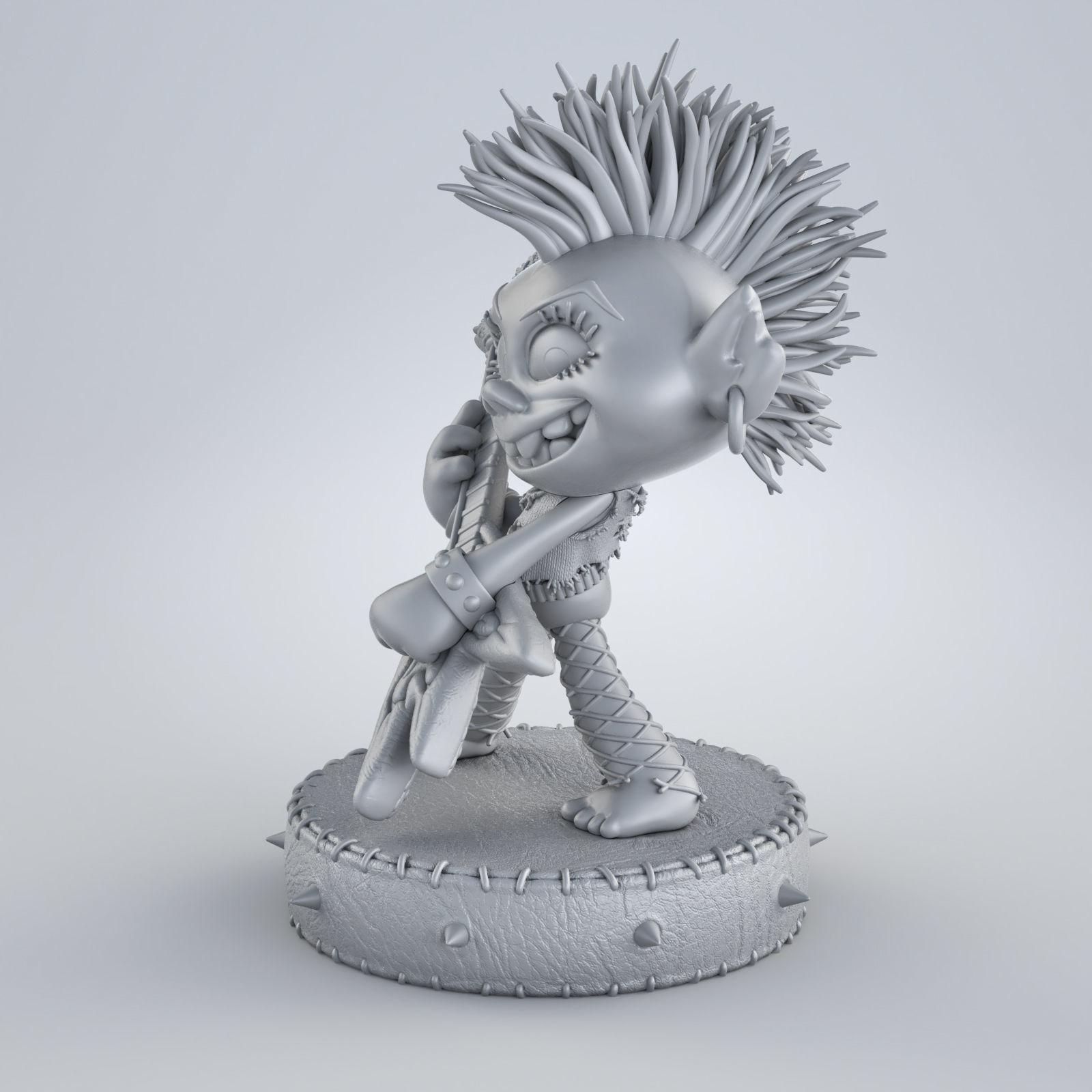 Queen Barb - Trolls World Tour 3D print model_5