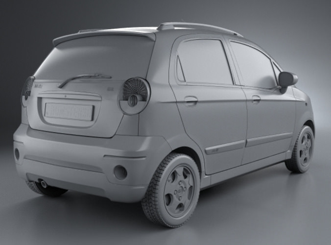 Daewoo matiz 3d model
