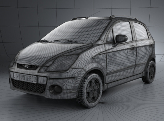 Daewoo matiz 3d model