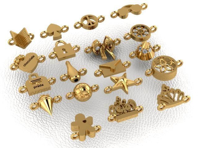 Bracelet Seeds 3D print model_2