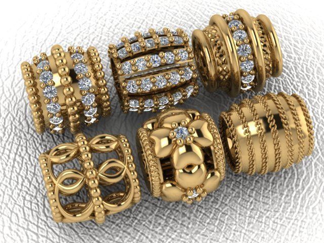 Bracelet Seeds 3D print model_4