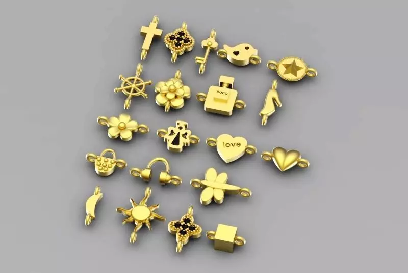 Bracelet Seeds 3D print model_0