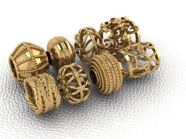 Bracelet Seeds 3D print model_8