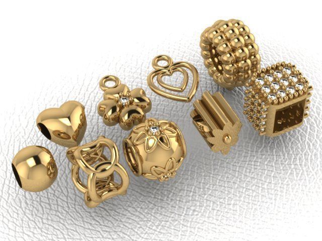 Bracelet Seeds 3D print model_7