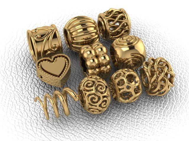 Bracelet Seeds 3D print model_1