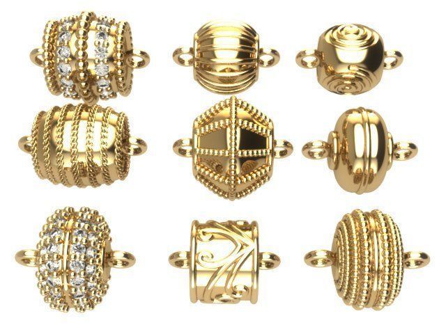 Bracelet Seeds 3D print model_9