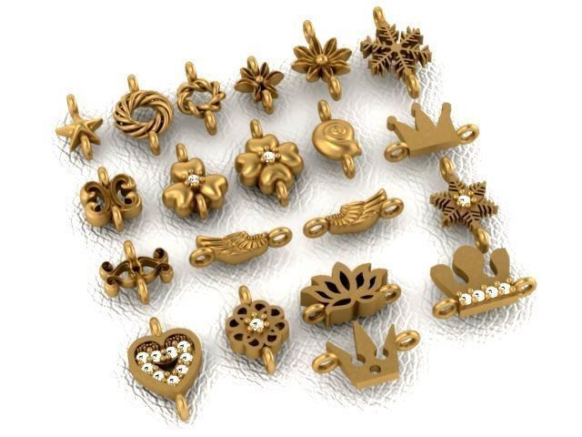 Bracelet Seeds 3D print model_3