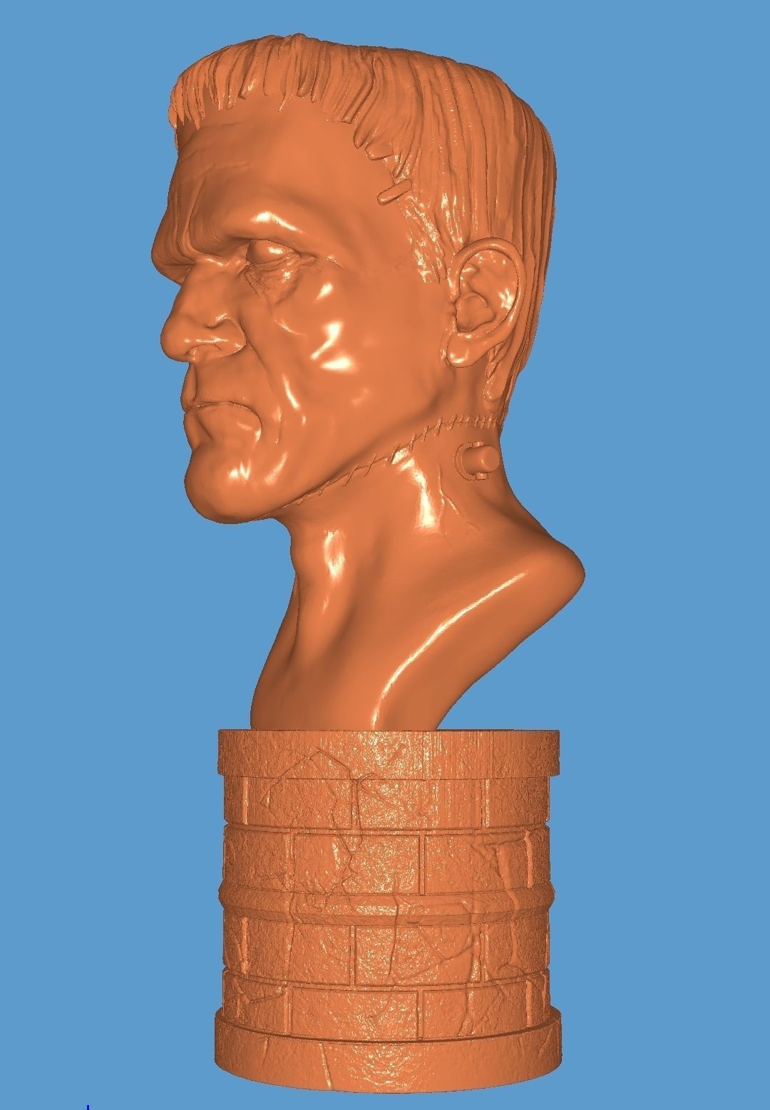 Frankenstein - Boris Karloff 3D print model_5