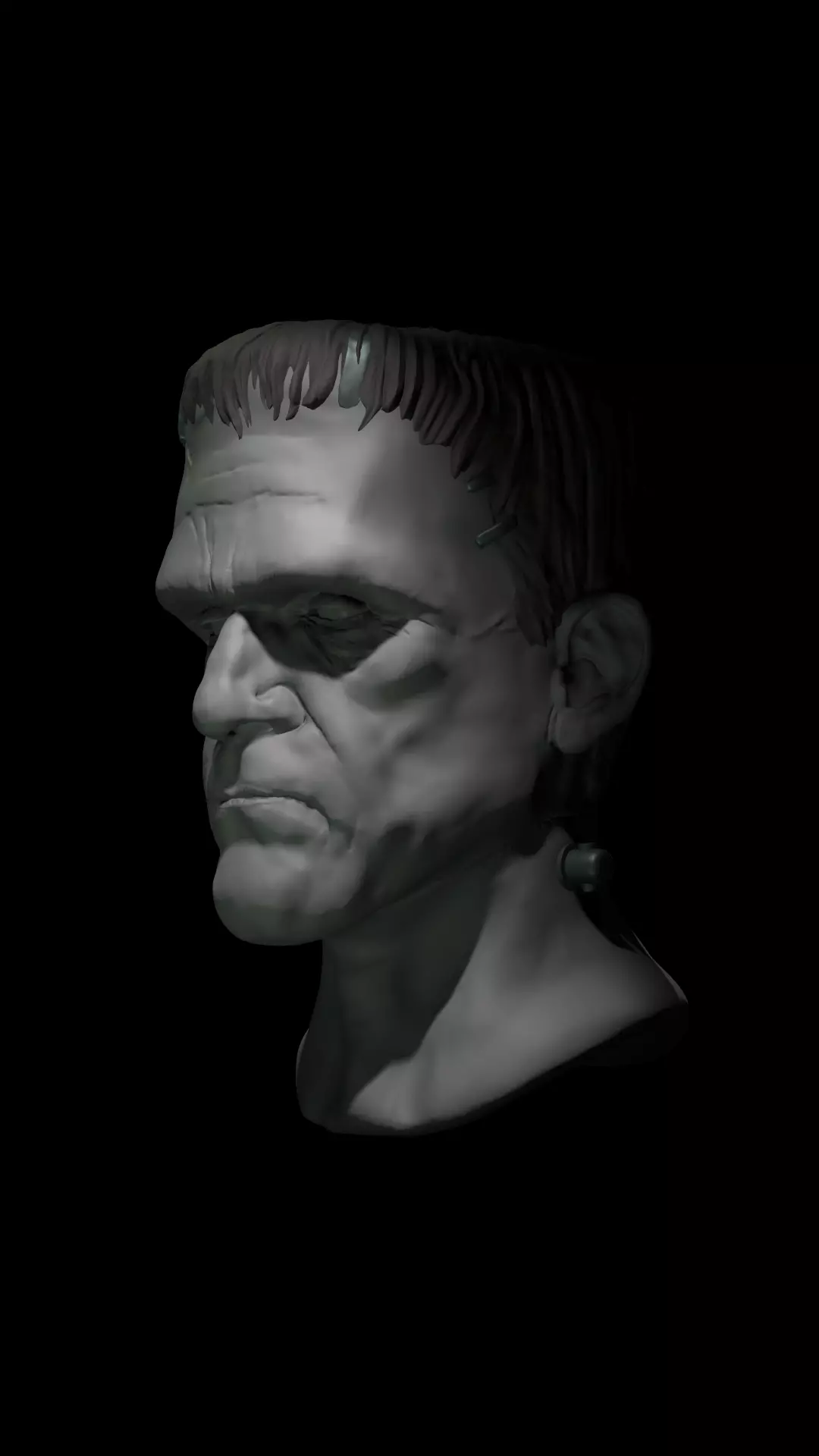 Frankenstein - Boris Karloff 3D print model_0