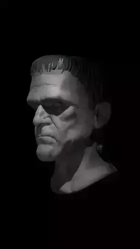 Frankenstein - Boris Karloff 3D print model