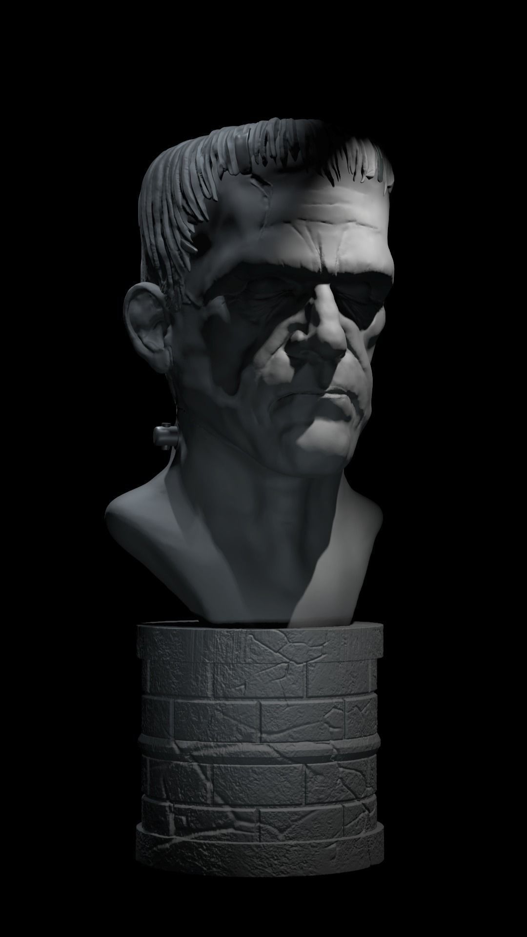 Frankenstein - Boris Karloff 3D print model_4