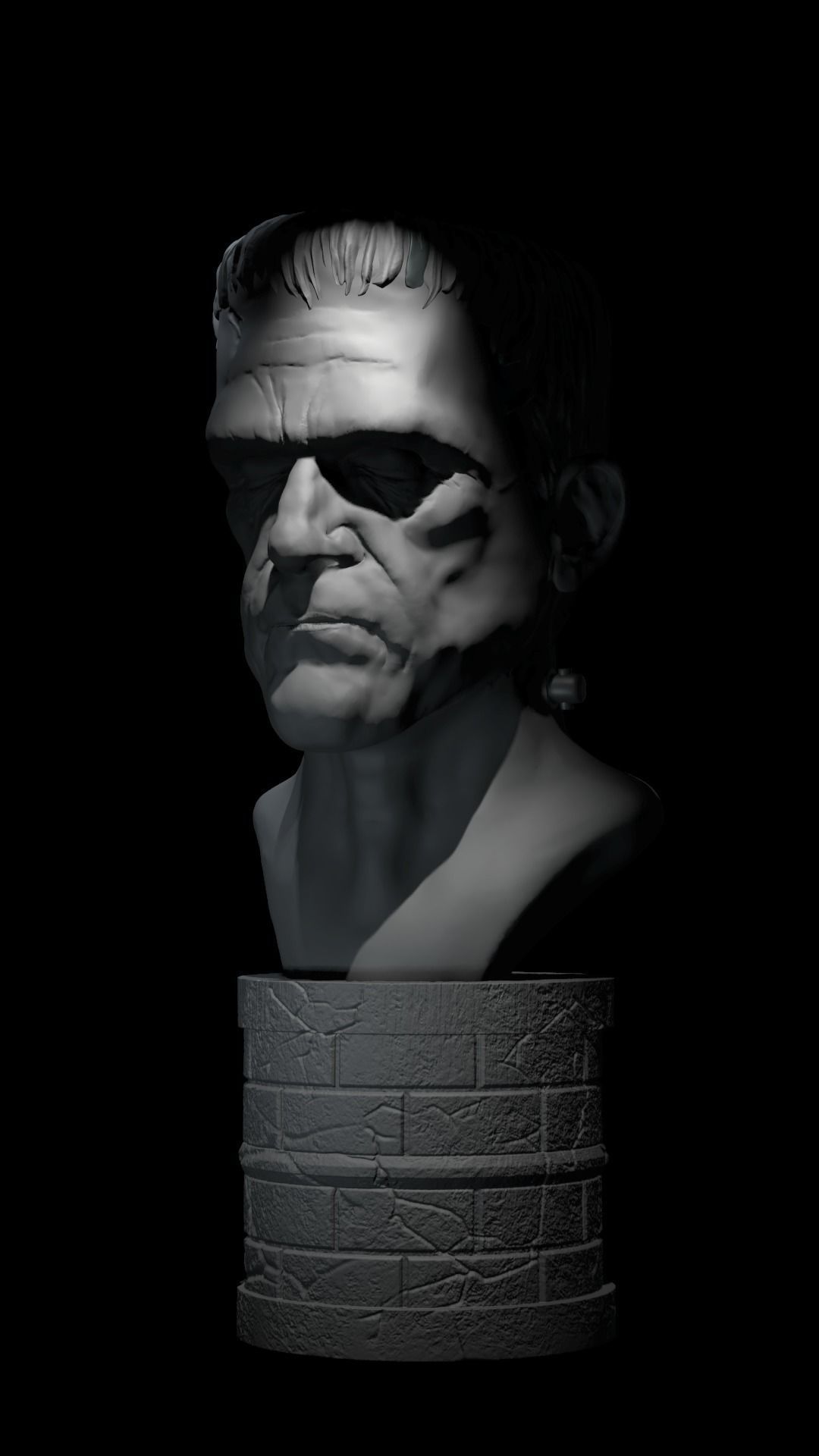Frankenstein - Boris Karloff 3D print model_2