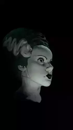 The Bride of Frankenstein - Elsa Lanchester 3D print model