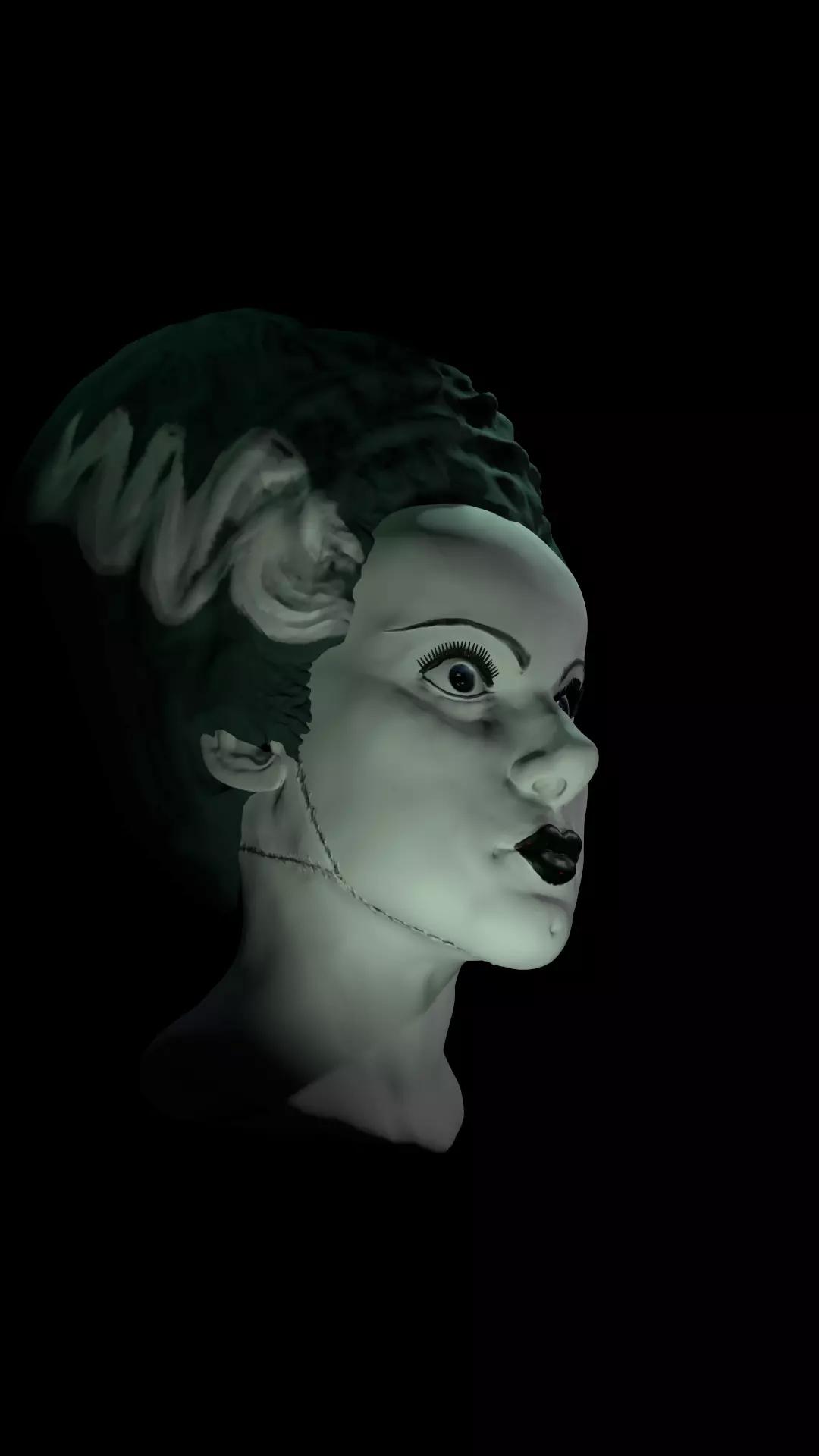 The Bride of Frankenstein - Elsa Lanchester 3D print model