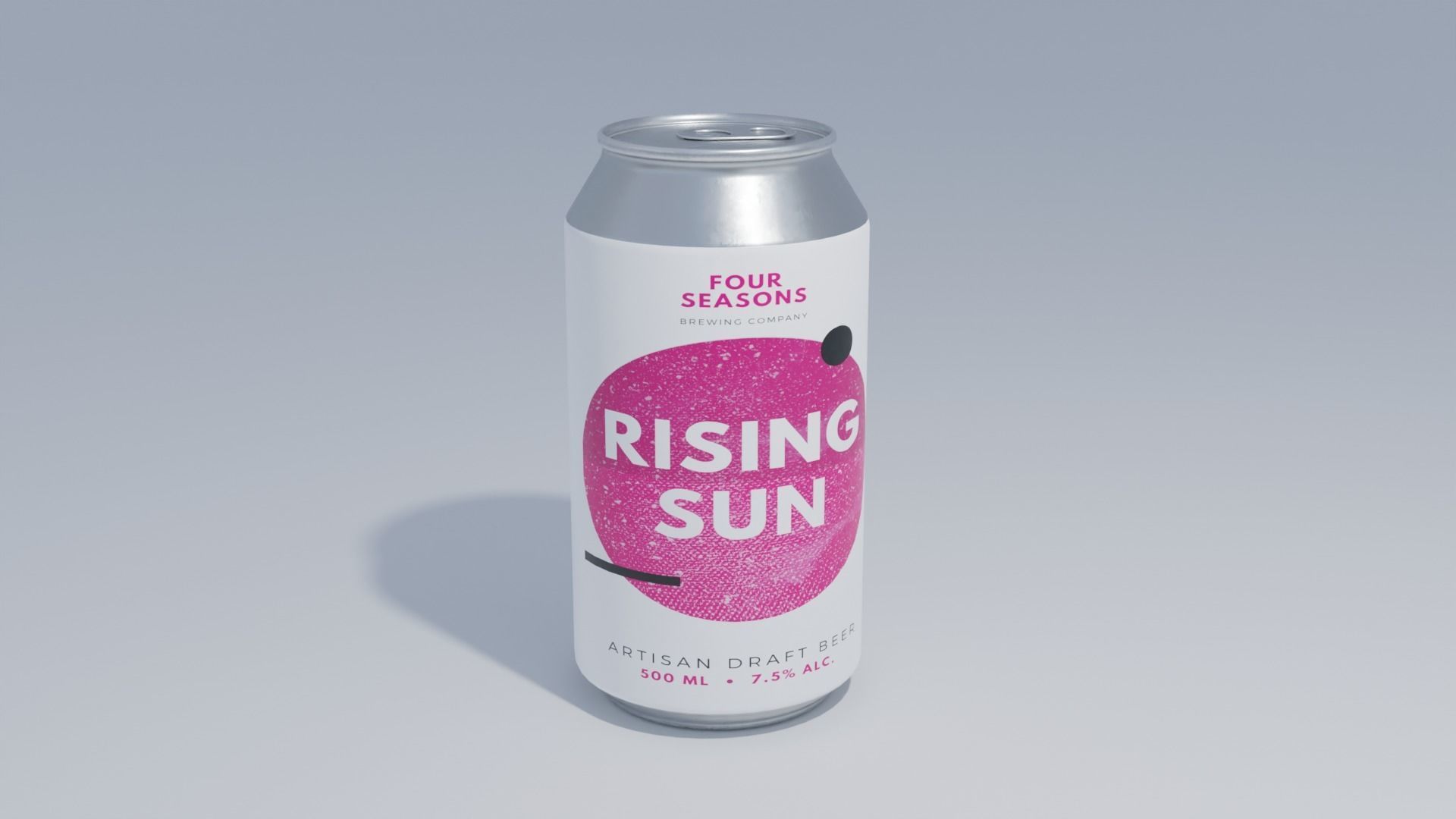 Ultimate Beer can Pack 9 Variants 4K Low-poly 3D model_13