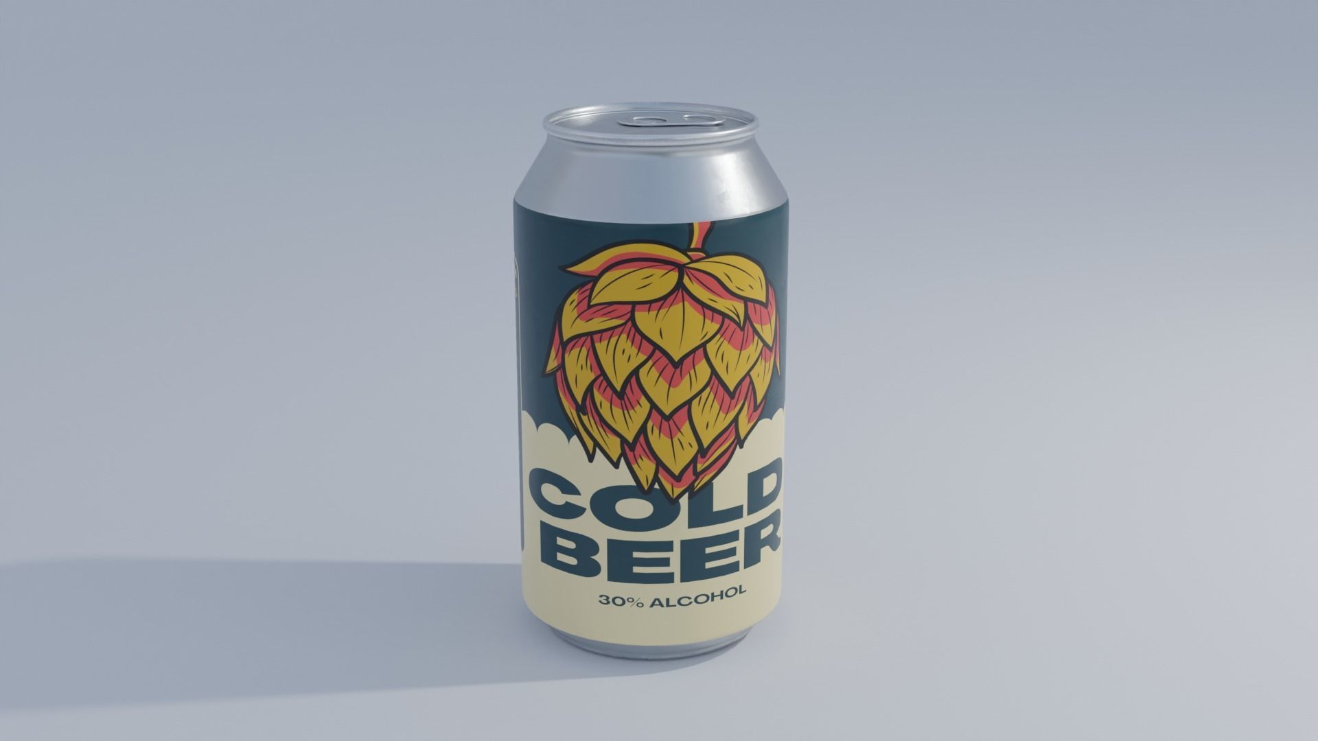 Ultimate Beer can Pack 9 Variants 4K Low-poly 3D model_9