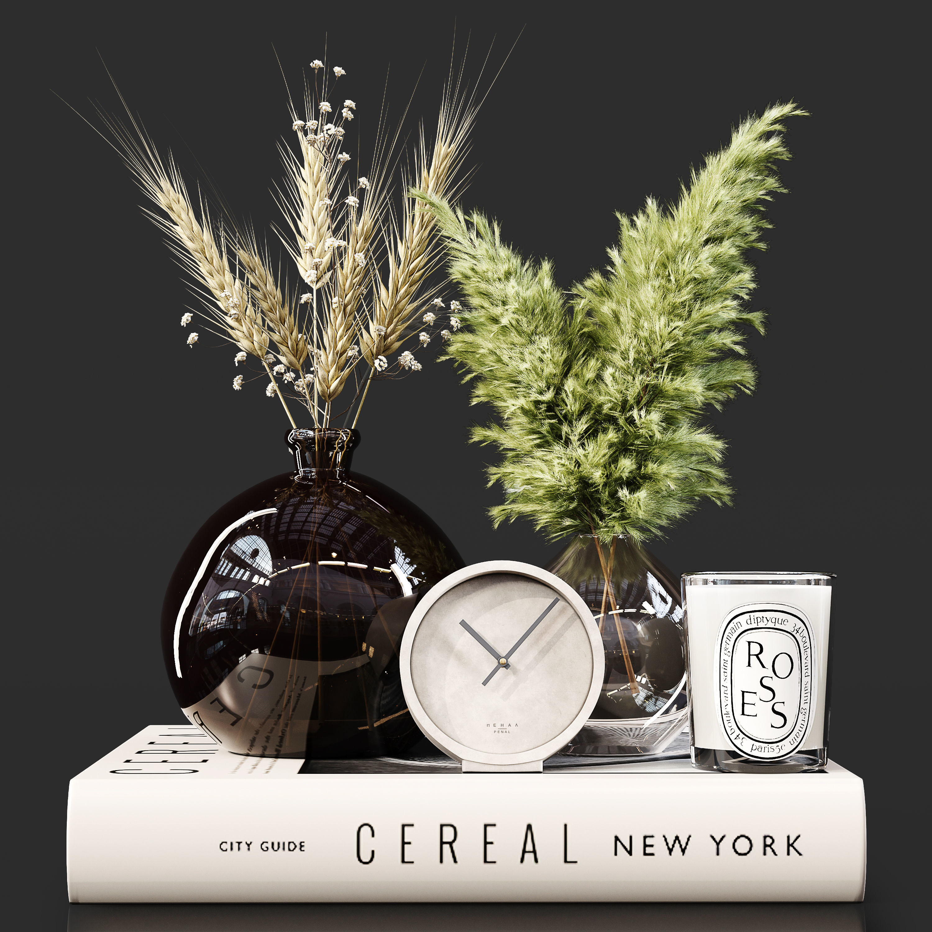 Decorative Set 091 3D model_3